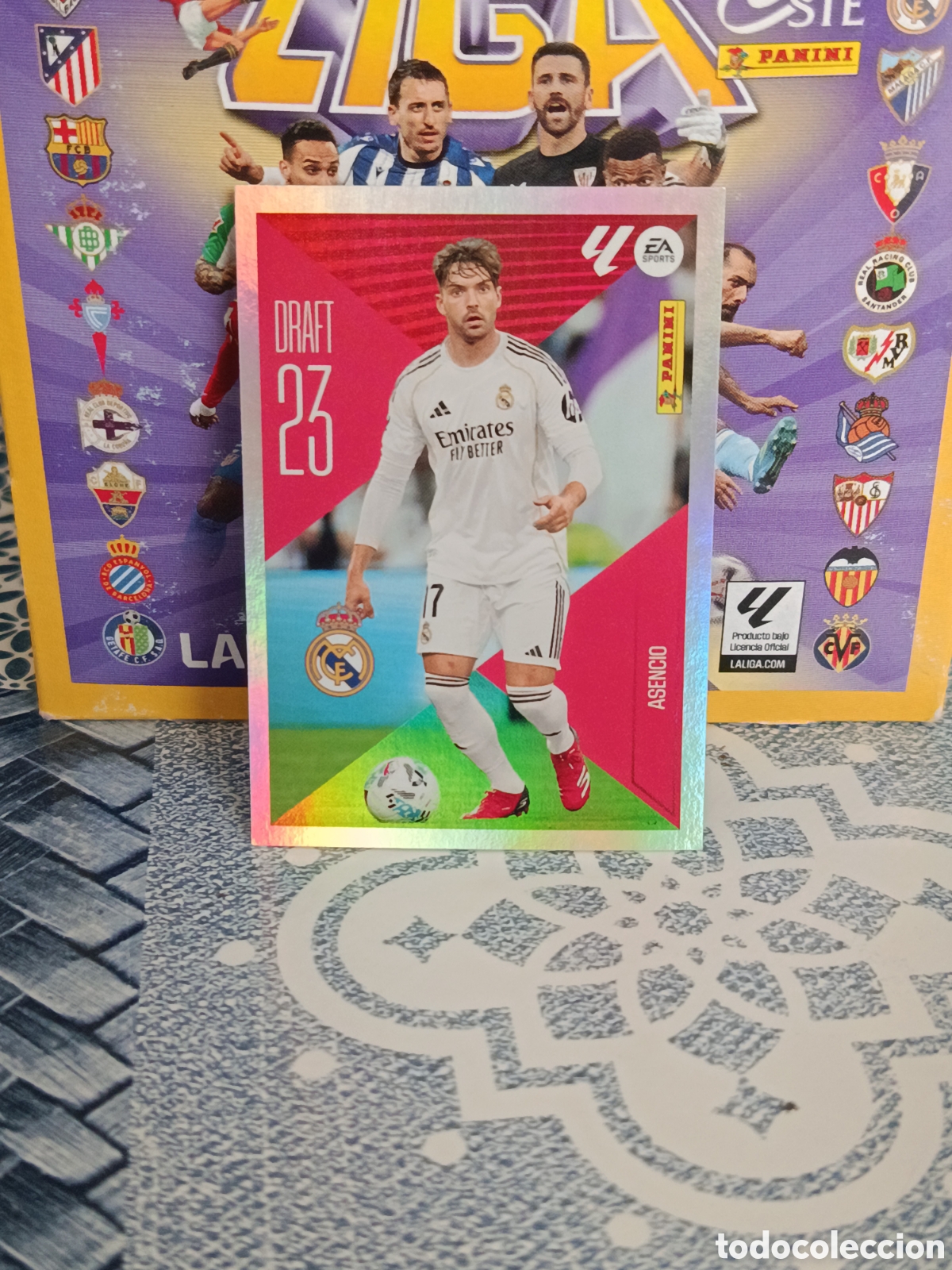 Coleccionismo cromos antiguos: ASENCIO REAL MADRID DRAFT 23 N&ordm; 1 LIGA ESTE 26 27 2026 2027 PANINI