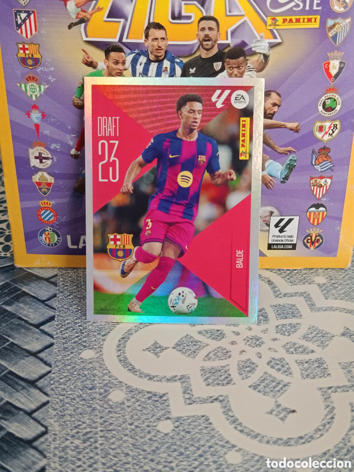 Coleccionismo cromos antiguos: BALDE F.C. BARCELONA BAR&Ccedil;A DRAFT 23 N&ordm; 2 LIGA ESTE 26 27 2026 2027 PANINI