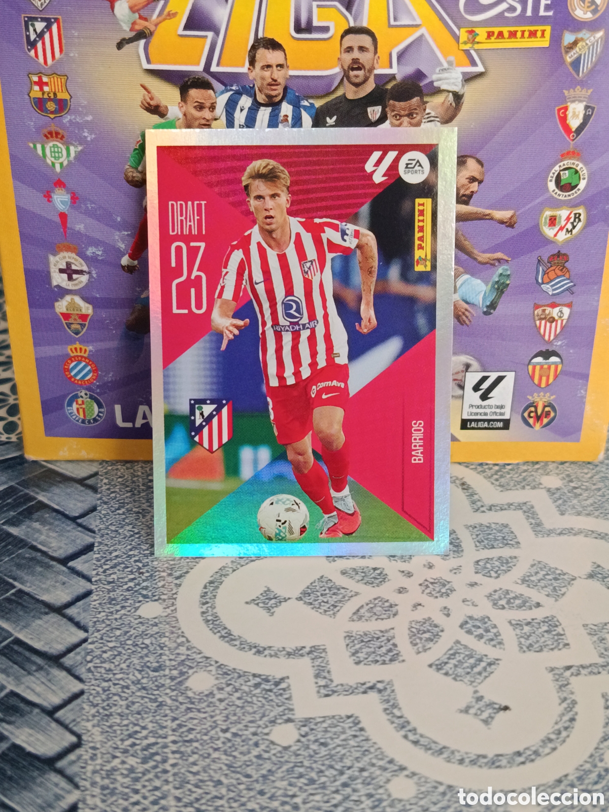 Coleccionismo cromos antiguos: BARRIOS ATLETICO DE MADRID DRAFT 23 N&ordm; 3 LIGA ESTE 26 27 2026 2027 PANINI