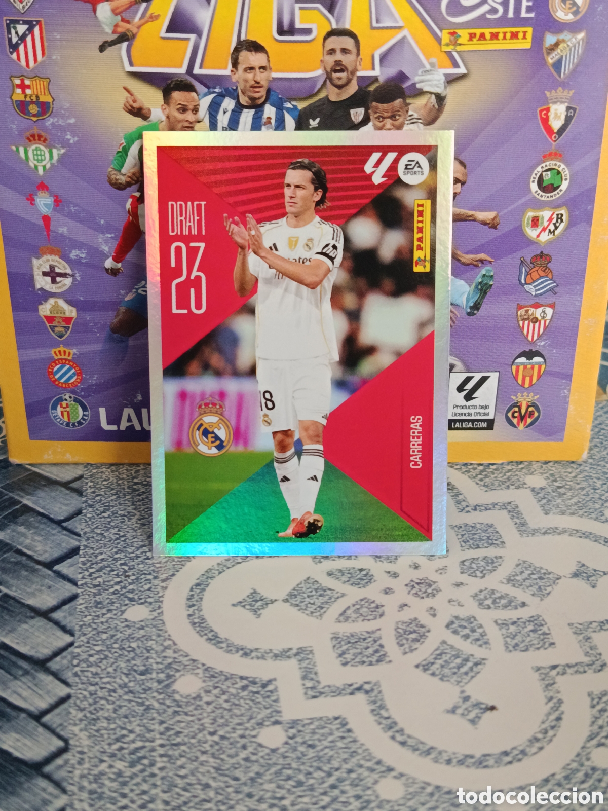 Coleccionismo cromos antiguos: CARRERAS REAL MADRID DRAFT 23 N&ordm; 5 LIGA ESTE 26 27 2026 2027 PANINI