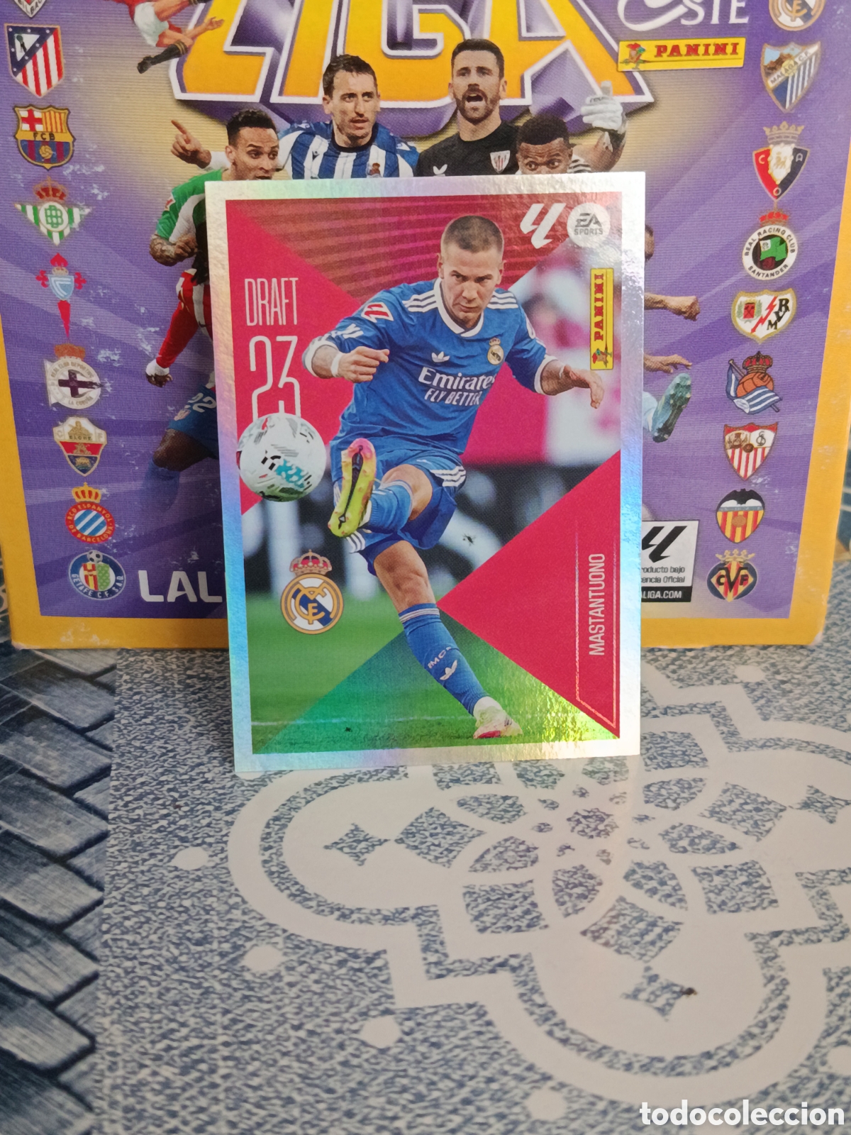 Colecionismo Cromos antigos: MASTANTUONO REAL MADRID DRAFT 23 N&ordm; 16 LIGA ESTE 26 27 2026 2027 PANINI