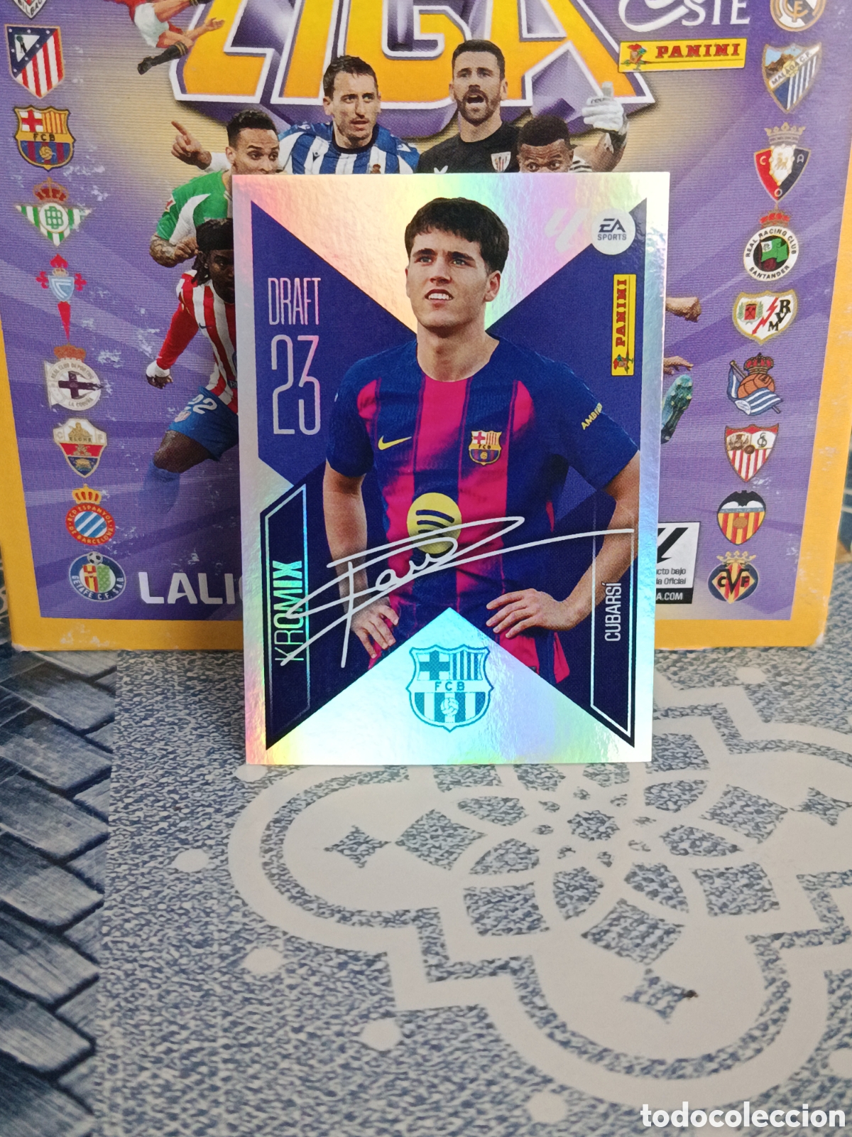 Colecionismo Cromos antigos: CUBARSI F.C. BARCELONA BAR&Ccedil;A KROMIX DRAFT 23 N&ordm; 6 LIGA ESTE 26 27 2026 2027 PANINI