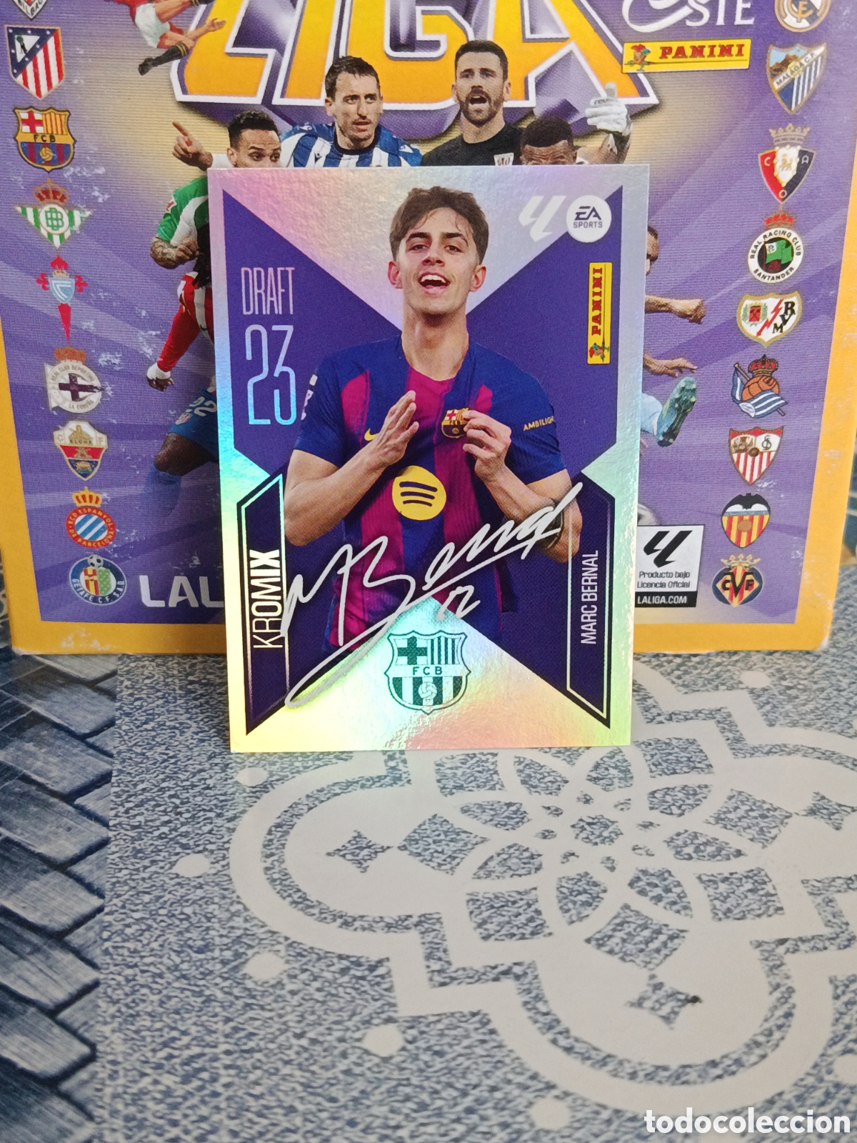 Collezionismo Figurine antiche: MARC BERNAL F.C. BARCELONA BAR&Ccedil;A KROMIX DRAFT 23 N&ordm; 15 LIGA ESTE 26 27 2026 2027 PANINI