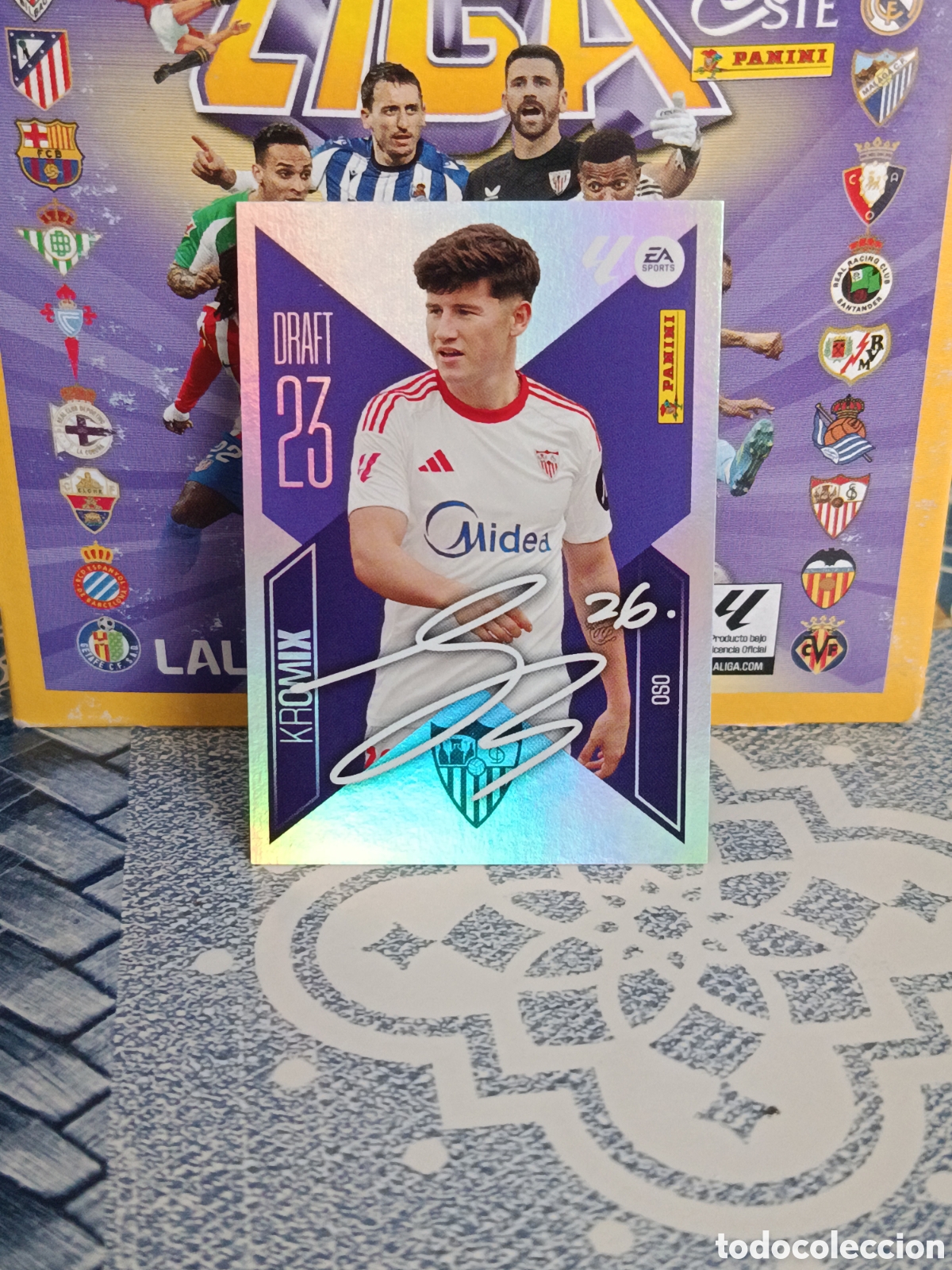 Collezionismo Figurine antiche: OSO SEVILLA KROMIX DRAFT 23 N&ordm; 17 LIGA ESTE 26 27 2026 2027 PANINI