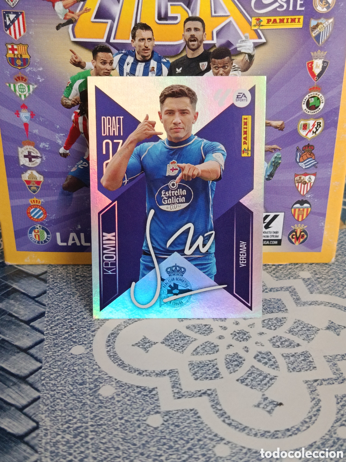 Collezionismo Figurine antiche: YEREMAY DEPORTIVO DE LA CORU&Ntilde;A KROMIX DRAFT 23 N&ordm; 23 LIGA ESTE 26 27 2026 2027 PANINI