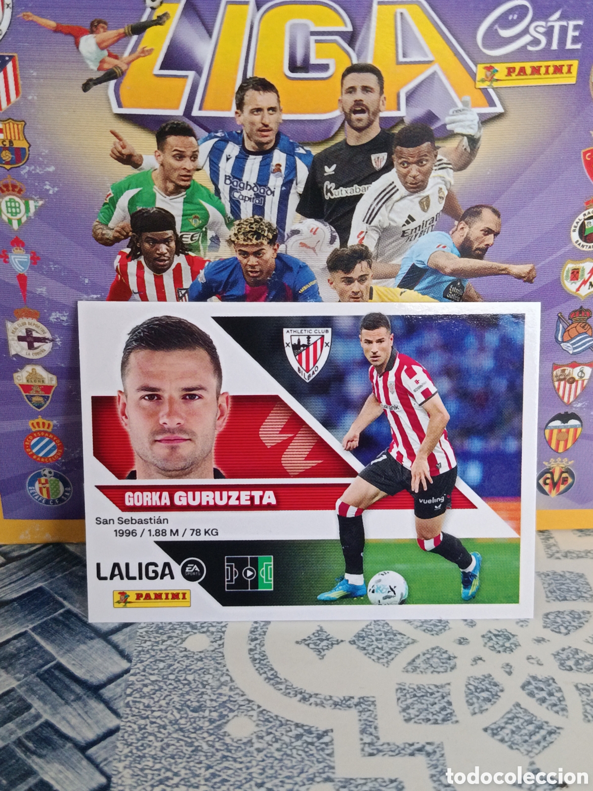 Collectable Antique Stickers: GURUZETA ATHLETIC CLUB N&ordm; 20 LIGA ESTE 26 27 2026 2027 PANINI &rdquo;NUEVO DE SOBRE&rdquo;