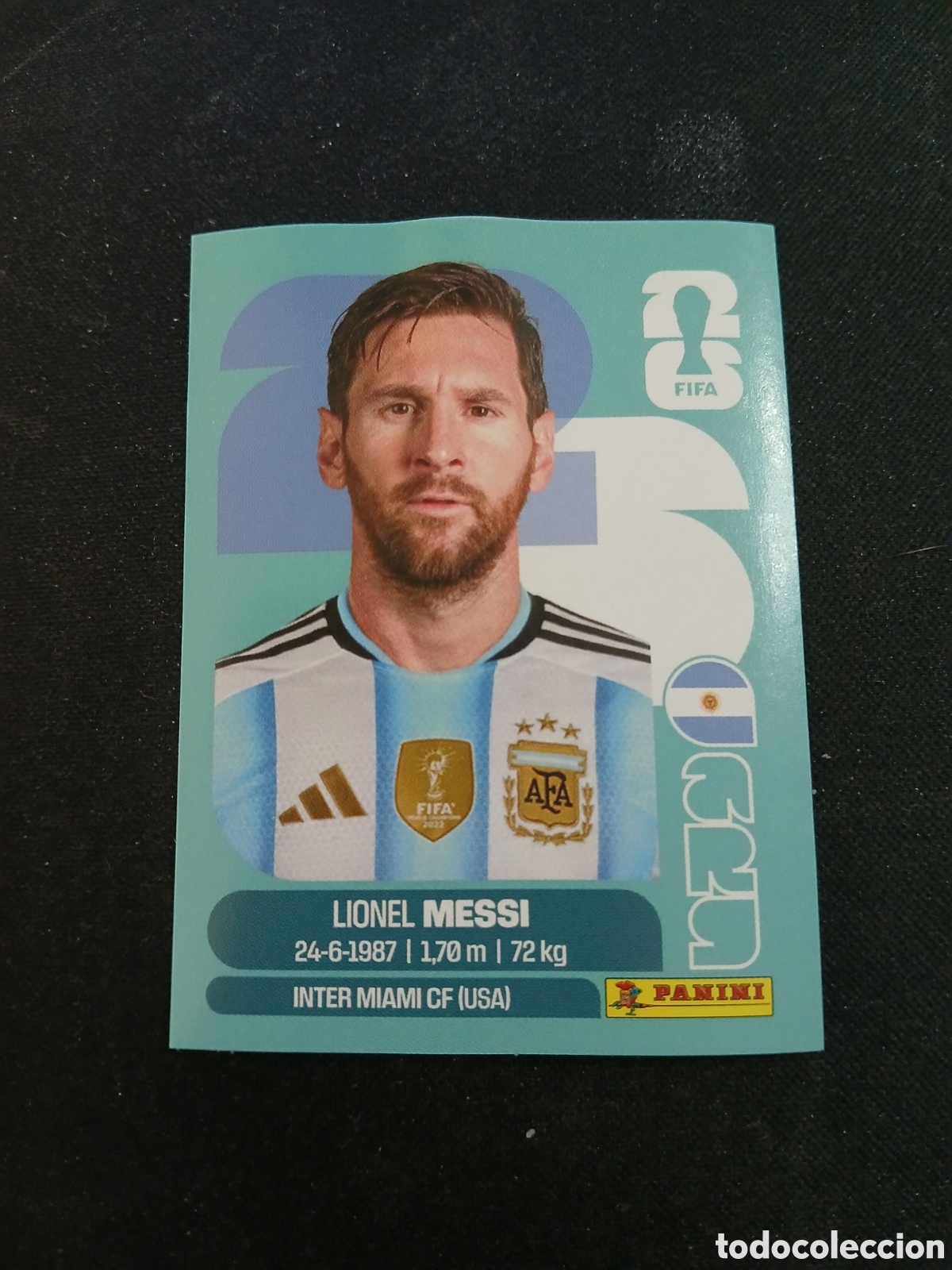 Coleccionismo cromos antiguos: Messi Mundial 2026 Panini