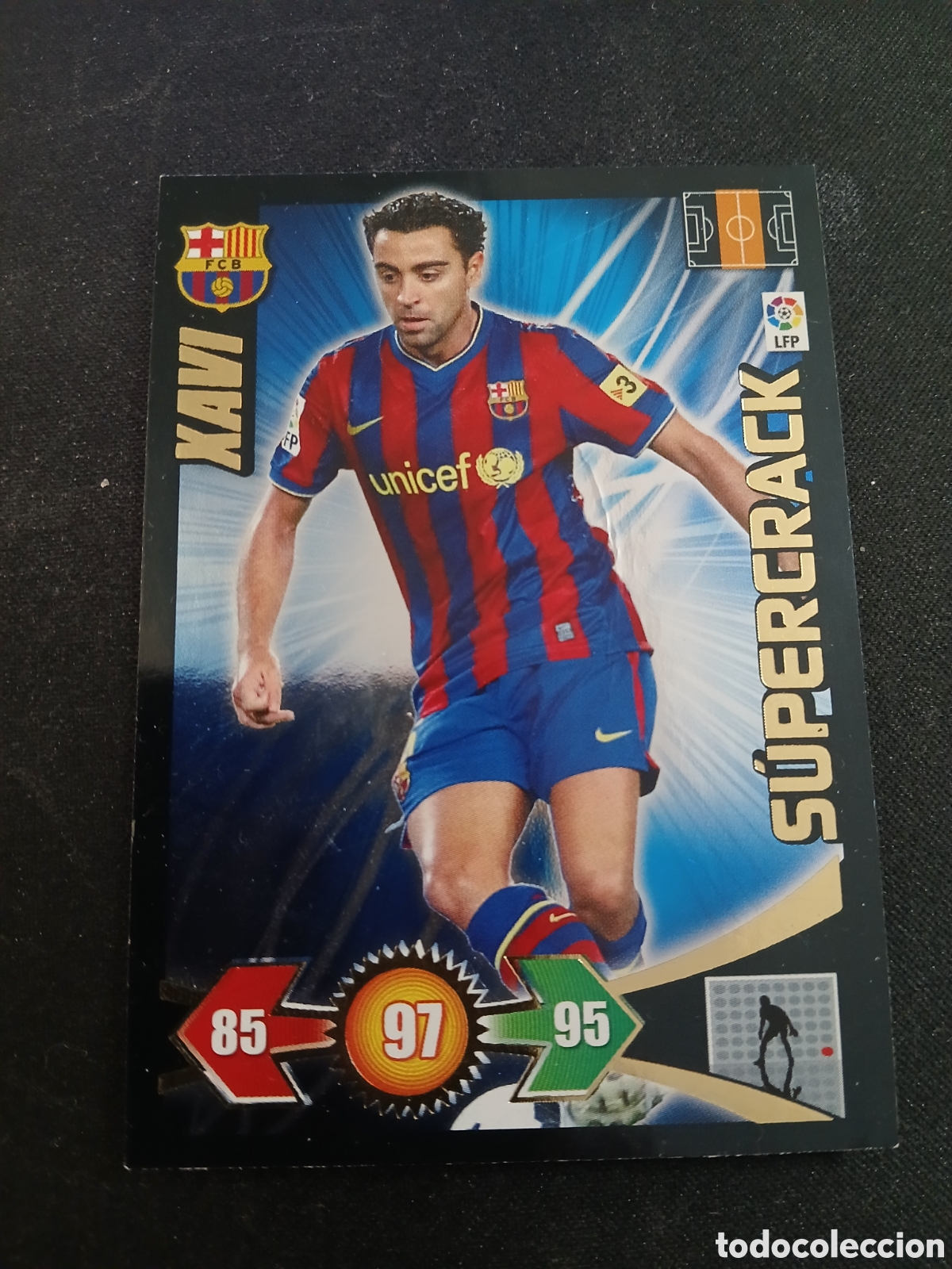 Sammeln alte Sammelbilder: Xavi Supercrack Adrenalyn 09-10