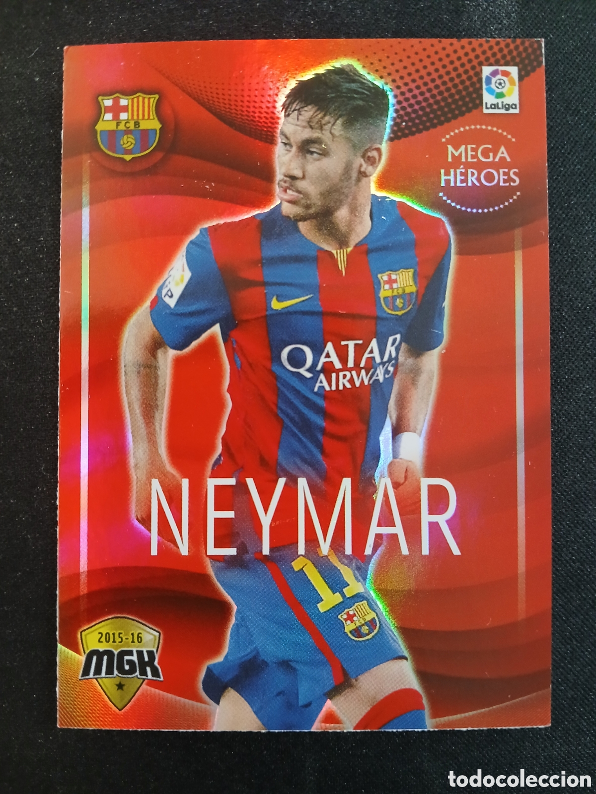 Sammeln alte Sammelbilder: Neymar Megaheroes Megacracks 15-16