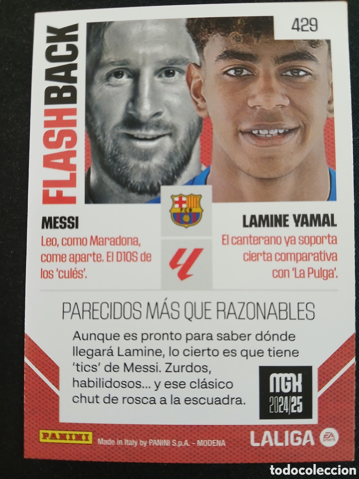 Coleccionismo cromos antiguos: Messi + Lamine Flashback Megacracks 24-25 - Foto 2