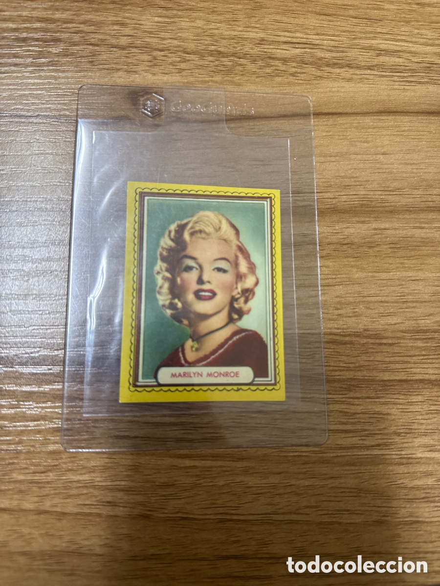 Coleccionismo cromos antiguos: 1955 MARILYN MONROE N&ordm; 64 FAMOSAS ESTRELLAS DE LA PANTALLA SIN PEGAR