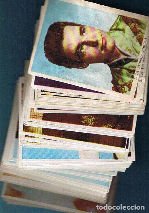 Coleccionismo cromos antiguos: LOTE DE CROMOS. CROMOS SUELTOS; 0,50 &euro;. SIMBAD Y LA PRINCESA. CHOCOLATES JUNCOSA. BARCELONA, 1958?