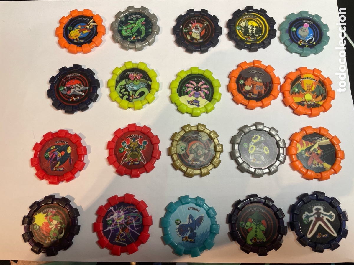 Collezionismo Figurine antiche: LOTE 23 TAZOS POK&Eacute;MON BOINX MATUTANO 2007 &ndash; 20 DIFERENTES + 3 REPETIDOS