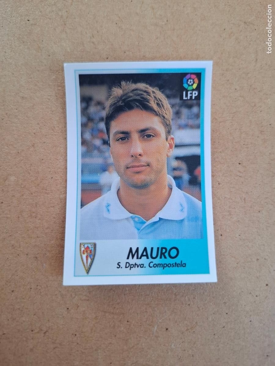 Collectable Antique Stickers: BOLLYCAO 96 97 1996 1997 - 55 MAURO - COMPOSTELA ( TRASERA TE PRESENTA F&Uacute;TBOL ) NUNCA PEGADO