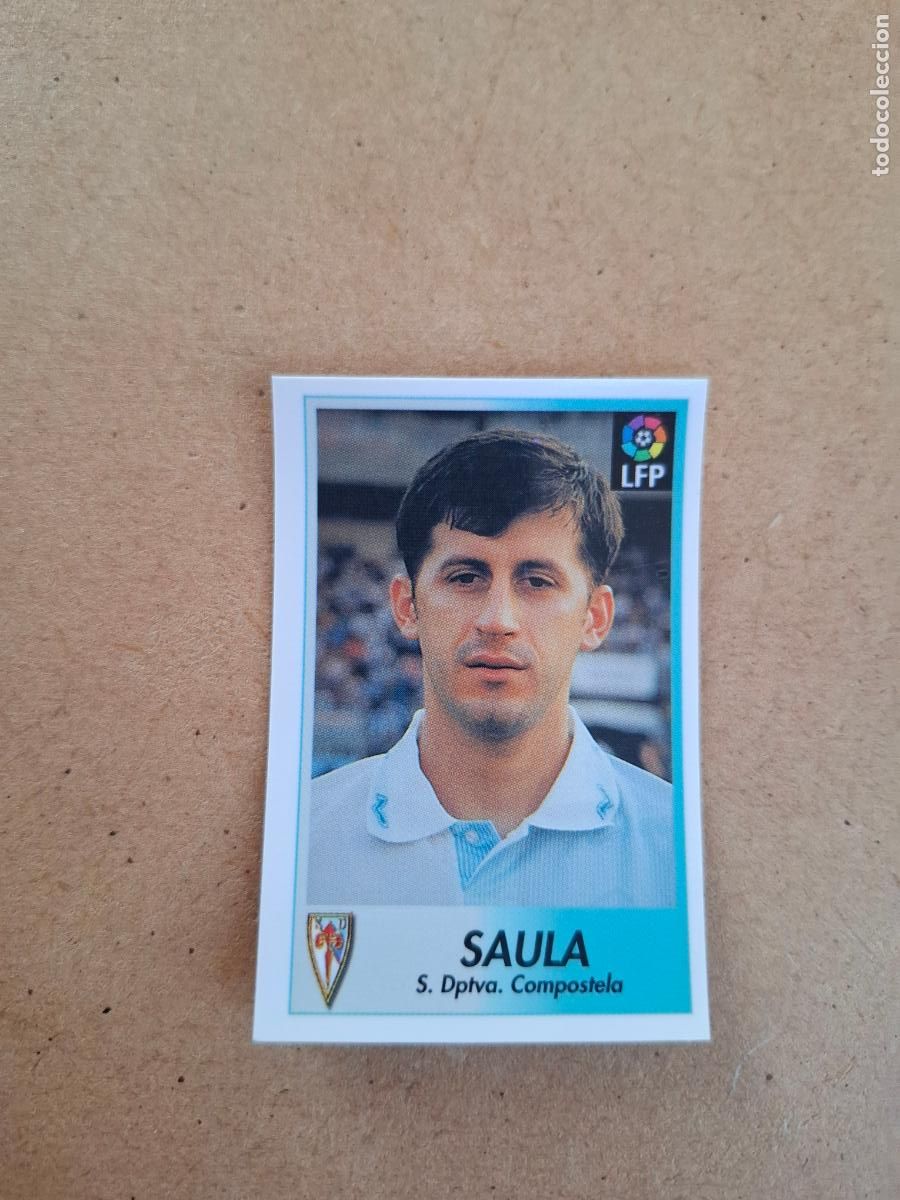 Collectable Antique Stickers: BOLLYCAO 96 97 1996 1997 - 57 SAULA - COMPOSTELA ( TRASERA TE PRESENTA F&Uacute;TBOL ) NUNCA PEGADO