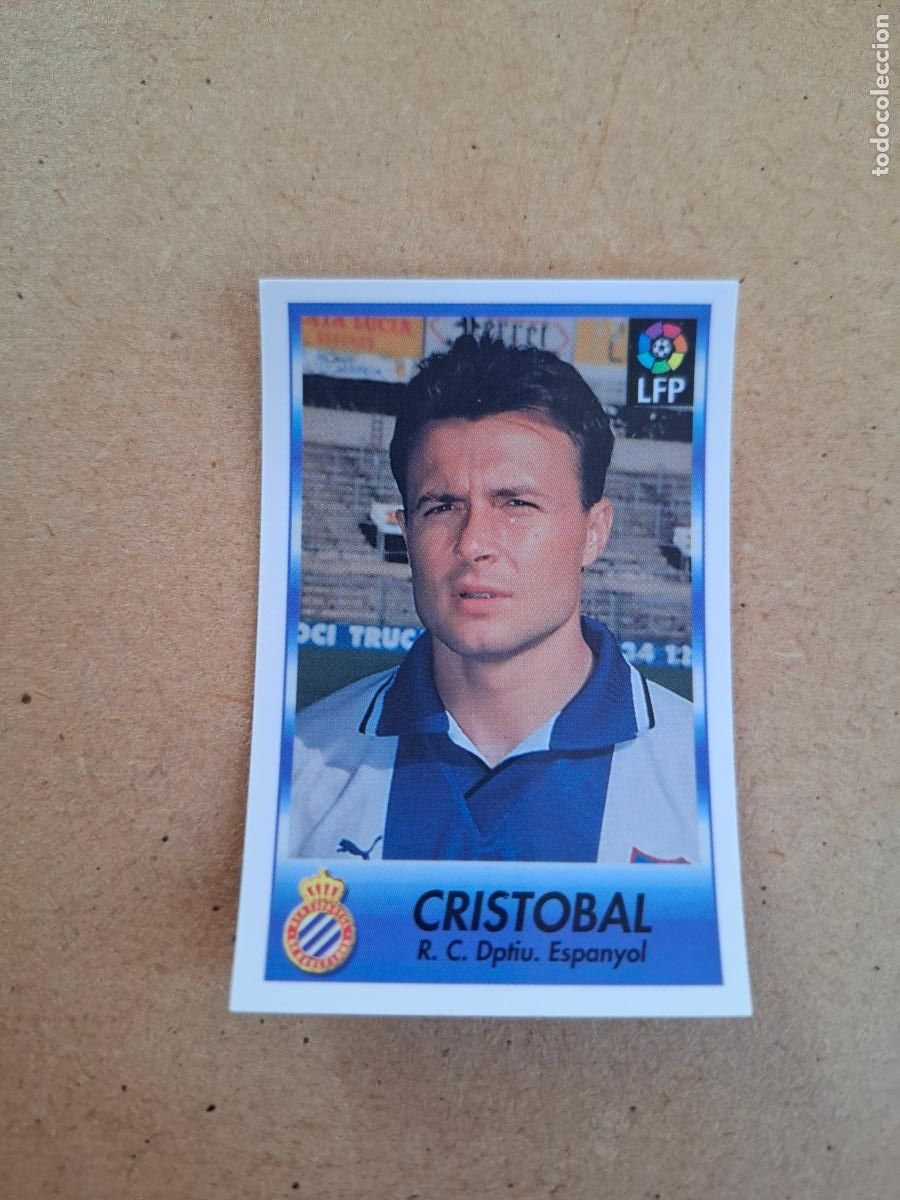 Coleccionismo cromos antiguos: BOLLYCAO 96 97 1996 1997 - 81 CRISTOBAL - RCD. ESPANYOL ( TRASERA TE PRESENTA F&Uacute;TBOL ) NUNCA PEGADO