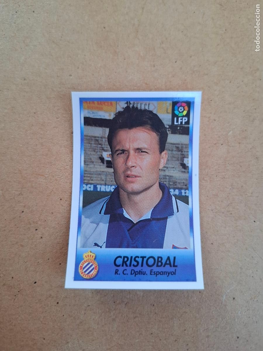 Coleccionismo cromos antiguos: BOLLYCAO 96 97 1996 1997 - 81 CRISTOBAL - RCD. ESPANYOL ( TRASERA SIGUE LA LIGA ) NUNCA PEGADO