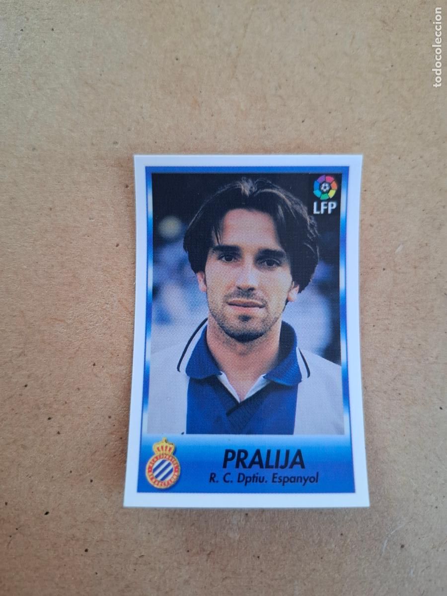 Coleccionismo cromos antiguos: BOLLYCAO 96 97 1996 1997 - 85 PRALIJA - RCD. ESPANYOL ( TRASERA TE PRESENTA F&Uacute;TBOL ) NUNCA PEGADO