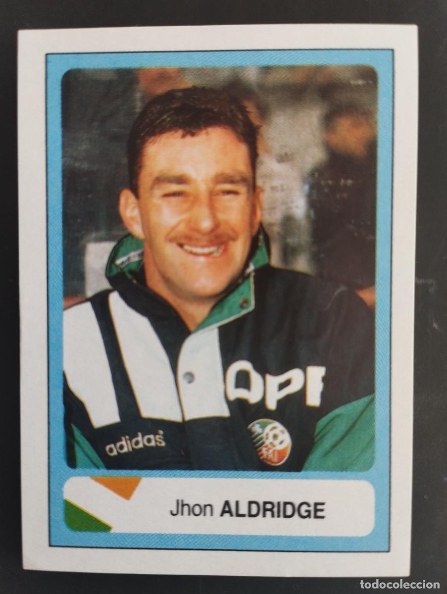 Colecionismo Cromos antigos: Mundial USA 1994 Ediciones Estadio Cromo n&uacute;mero 254 Jhon Aldridge