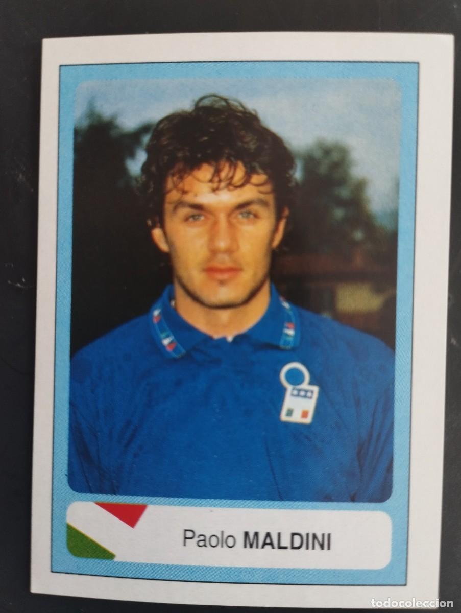 Coleccionismo cromos antiguos: Mundial USA 1994 Ediciones Estadio Cromo n&uacute;mero 263 Maldini