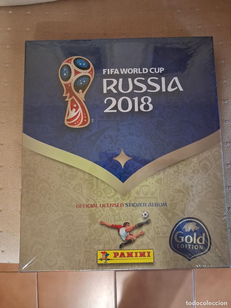 Coleccionismo cromos antiguos: Panini WC Mundial WM Russia Rusia 2018. Exclusiva Gold Edition Suiza. Nuevo y sellado. Messi?