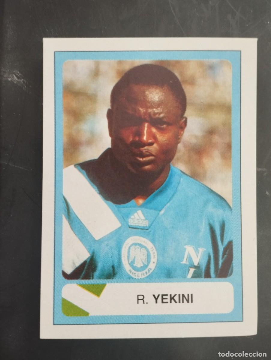 Coleccionismo cromos antiguos: Mundial USA 1994 Ediciones Estadio Cromo n&uacute;mero 332 Yekini