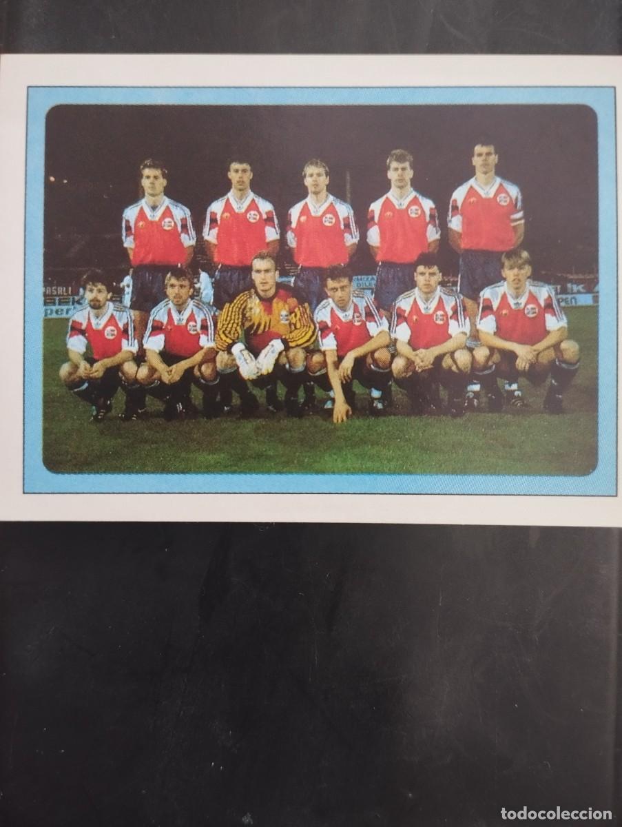 Coleccionismo cromos antiguos: Mundial USA 1994 Ediciones Estadio Cromo n&uacute;mero 333 Alineaci&oacute;n Noruega