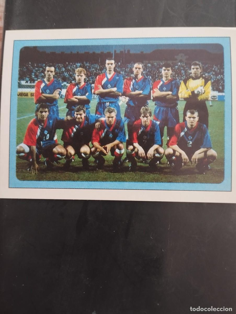 Collezionismo Figurine antiche: Mundial USA 1994 Ediciones Estadio Cromo n&uacute;mero 371 Alineaci&oacute;n Rusia
