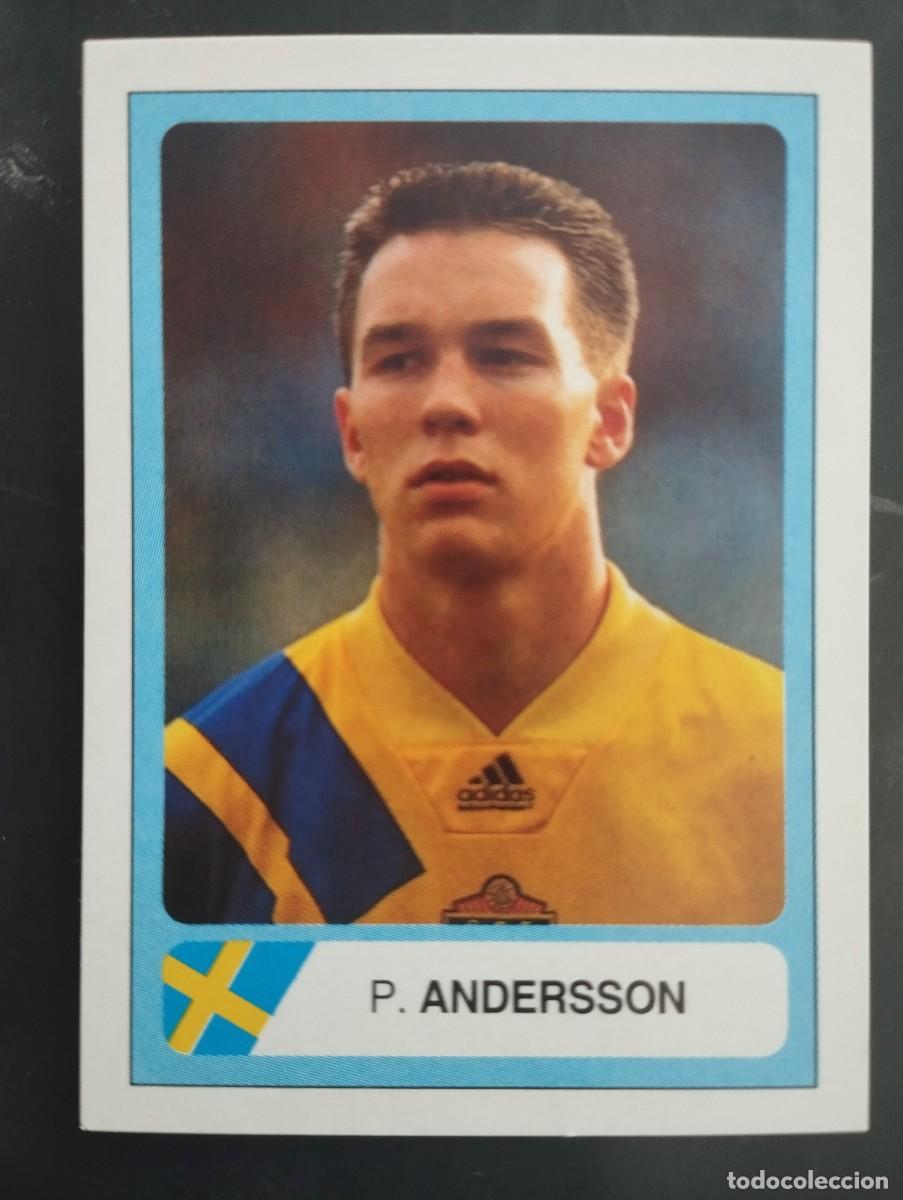 Coleccionismo cromos antiguos: Mundial USA 1994 Ediciones Estadio Cromo n&uacute;mero 394 Patrick Andersson