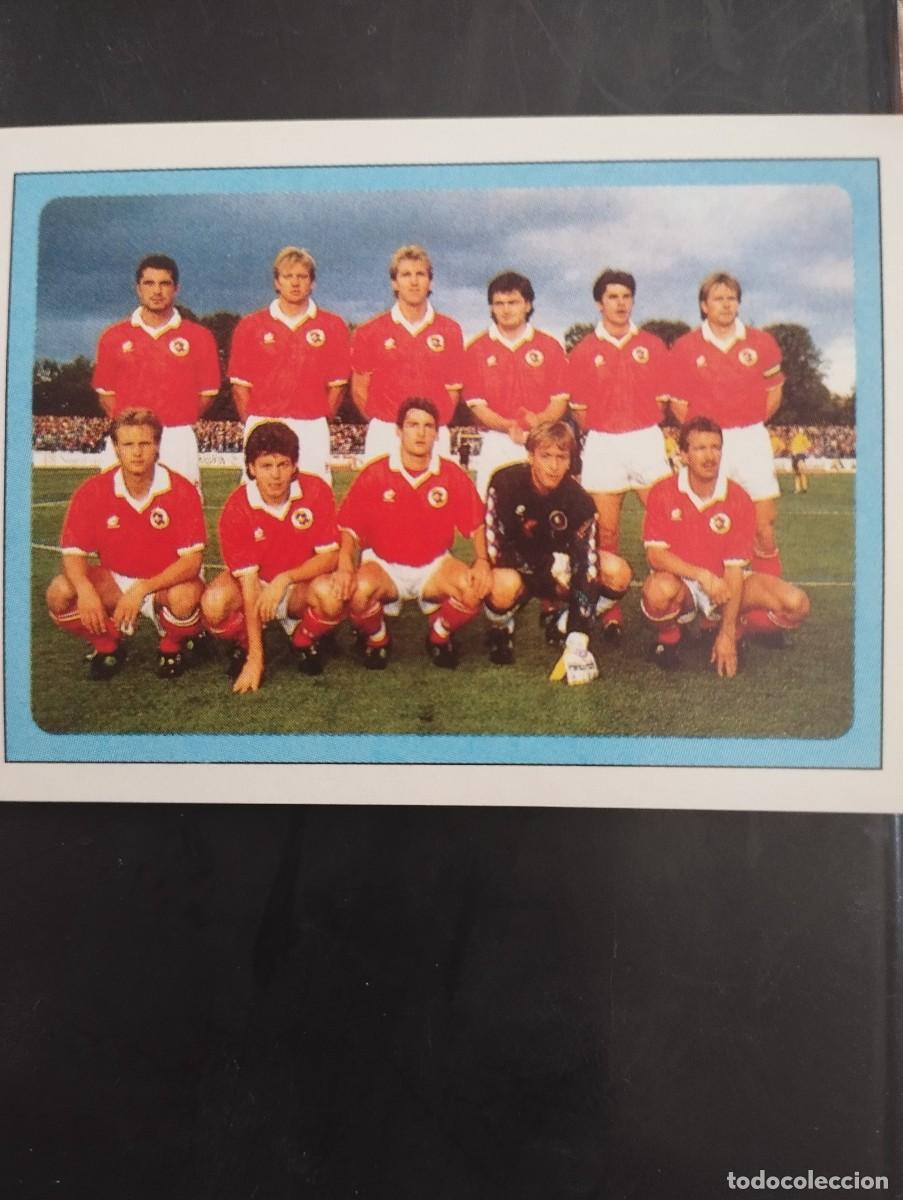 Collezionismo Figurine antiche: Mundial USA 1994 Ediciones Estadio Cromo n&uacute;mero 409 Alineaci&oacute;n Suiza