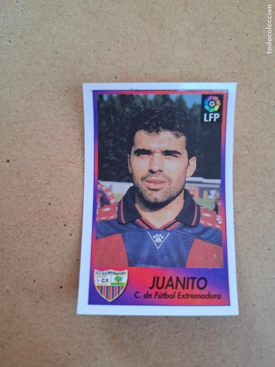 Collectable Antique Stickers: BOLLYCAO 96 97 1996 1997 - 94 JUANITO - CF. EXTREMADURA ( TRASERA SIGUE LA LIGA ) NUNCA PEGADO