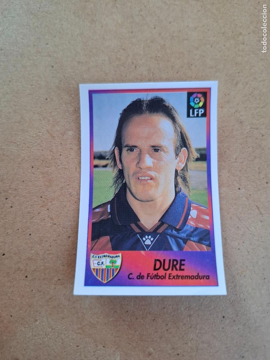 Collectable Antique Stickers: BOLLYCAO 96 97 1996 1997 - 101 DUR&Eacute; - CF. EXTREMADURA ( TRASERA SIGUE LA LIGA ) NUNCA PEGADO