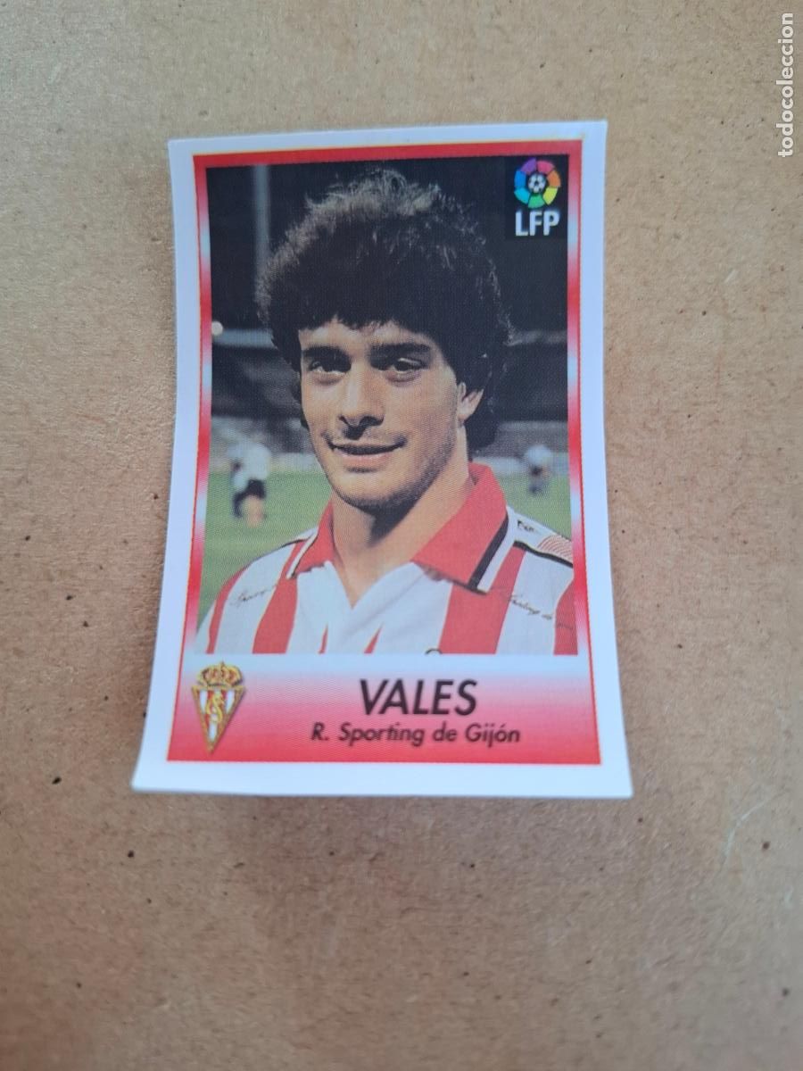 Collectable Antique Stickers: BOLLYCAO 96 97 1996 1997 - 113 MARCOS VALES - REAL SPORTING ( TRASERA SIGUE LA LIGA ) NUNCA PEGADO