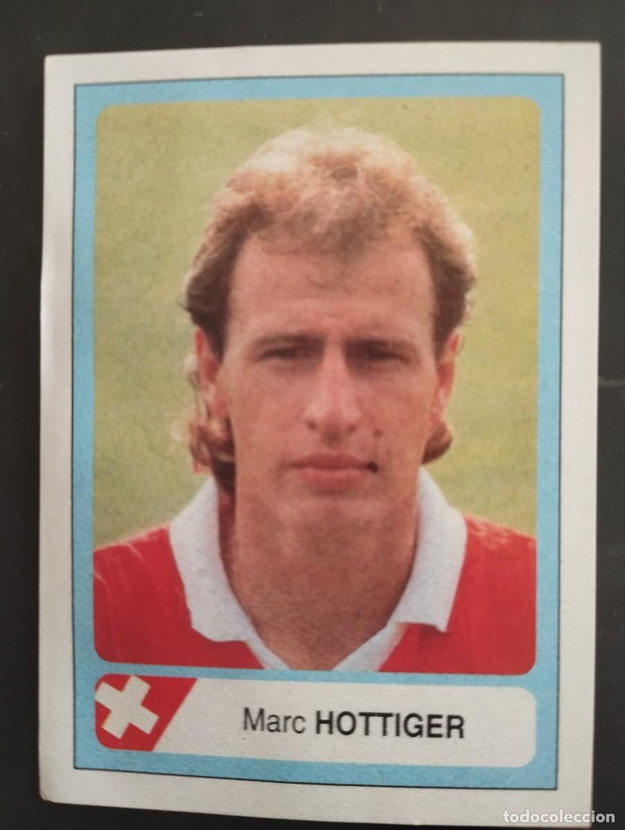Collectionnisme Cartes &agrave; collectionner anciennes: Mundial USA 1994 Ediciones Estadio Cromo n&uacute;mero 415 Marc Hottiger