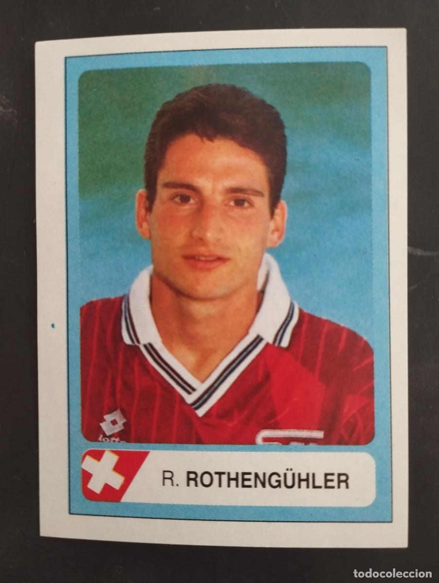Collectionnisme Cartes &agrave; collectionner anciennes: Mundial USA 1994 Ediciones Estadio Cromo n&uacute;mero 417 Rothenguhler