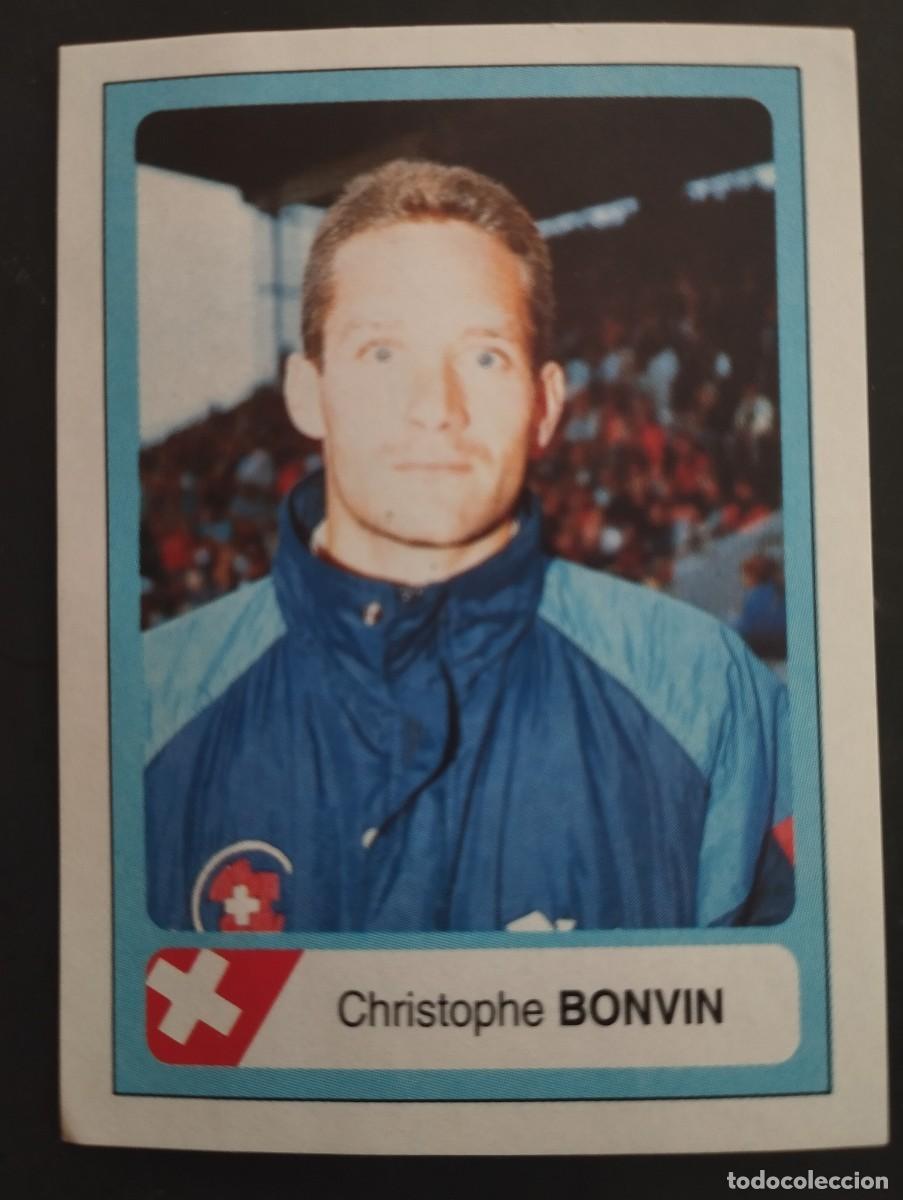Collectable Antique Stickers: Mundial USA 1994 Ediciones Estadio Cromo n&uacute;mero 424 Christophe Bonvin