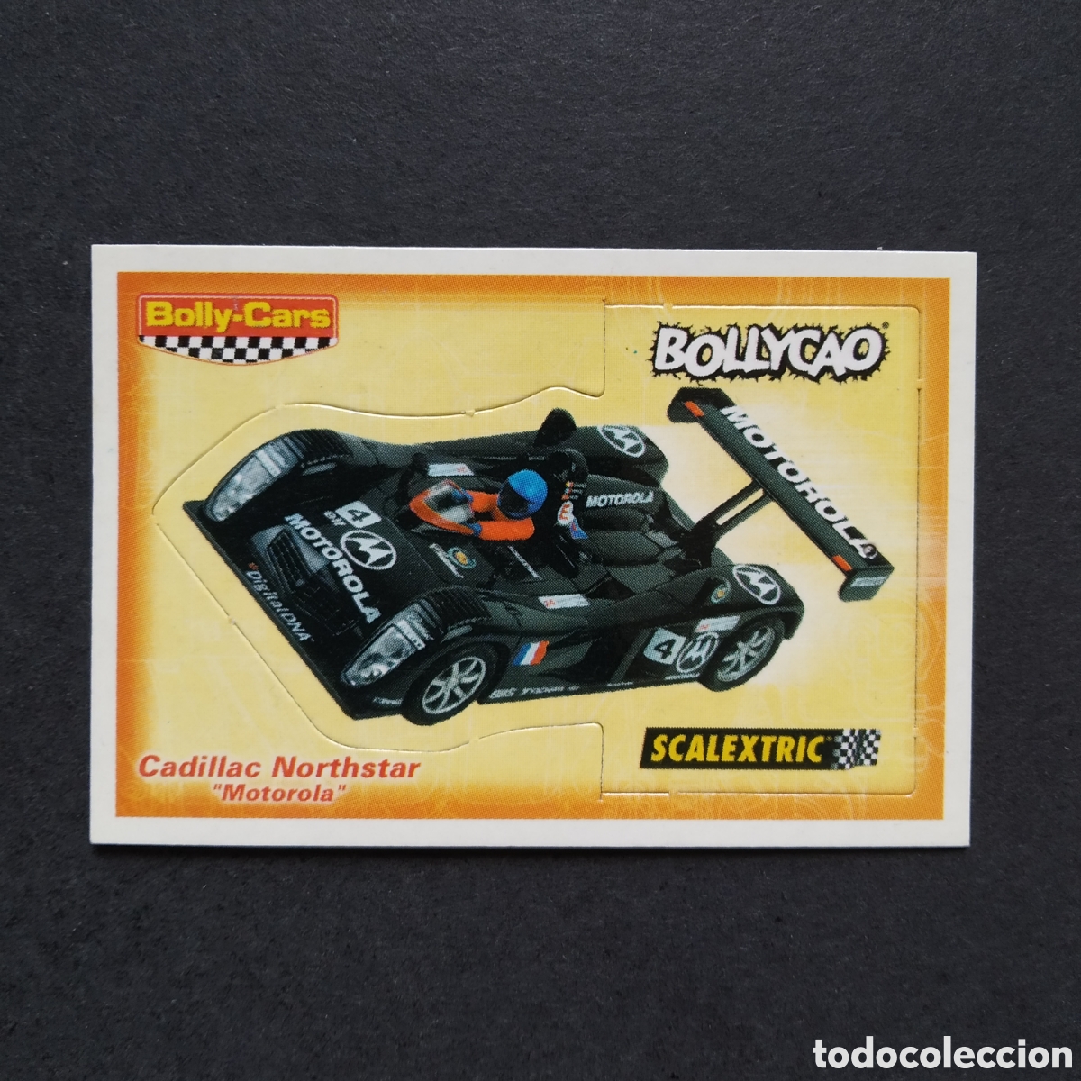 Colecionismo Cromos antigos: CROMO - CADILLAC NORTHSTAR &rdquo;MOTOROLA&rdquo; - BOLLY-CARS - BOLLYCAO / SCALEXTRIC - A&Ntilde;O 2001
