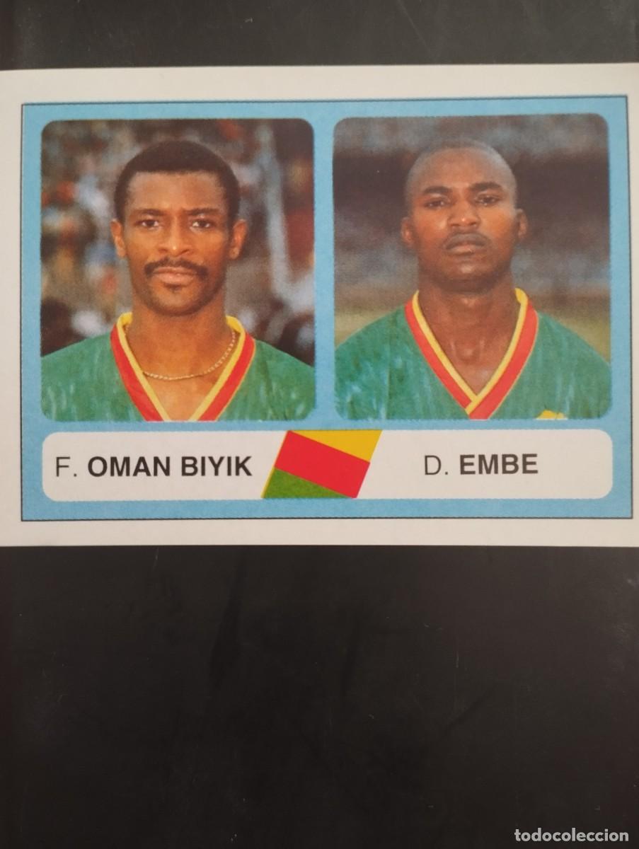 Collezionismo Figurine antiche: Mundial USA 1994 Ediciones Estadio Cromo n&uacute;mero 445 Oman Biyik / Embe