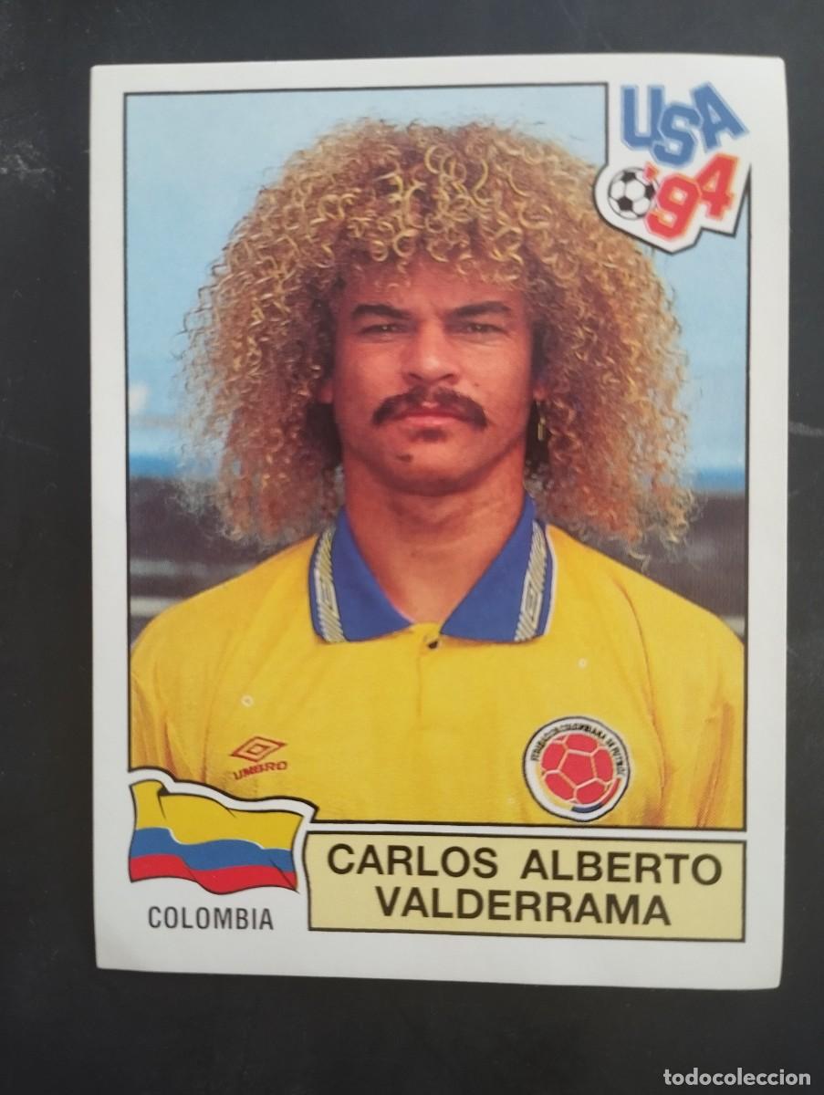 Colecionismo Cromos antigos: Mundial USA 94 Panini Cromo n&uacute;mero 62 Valderrama