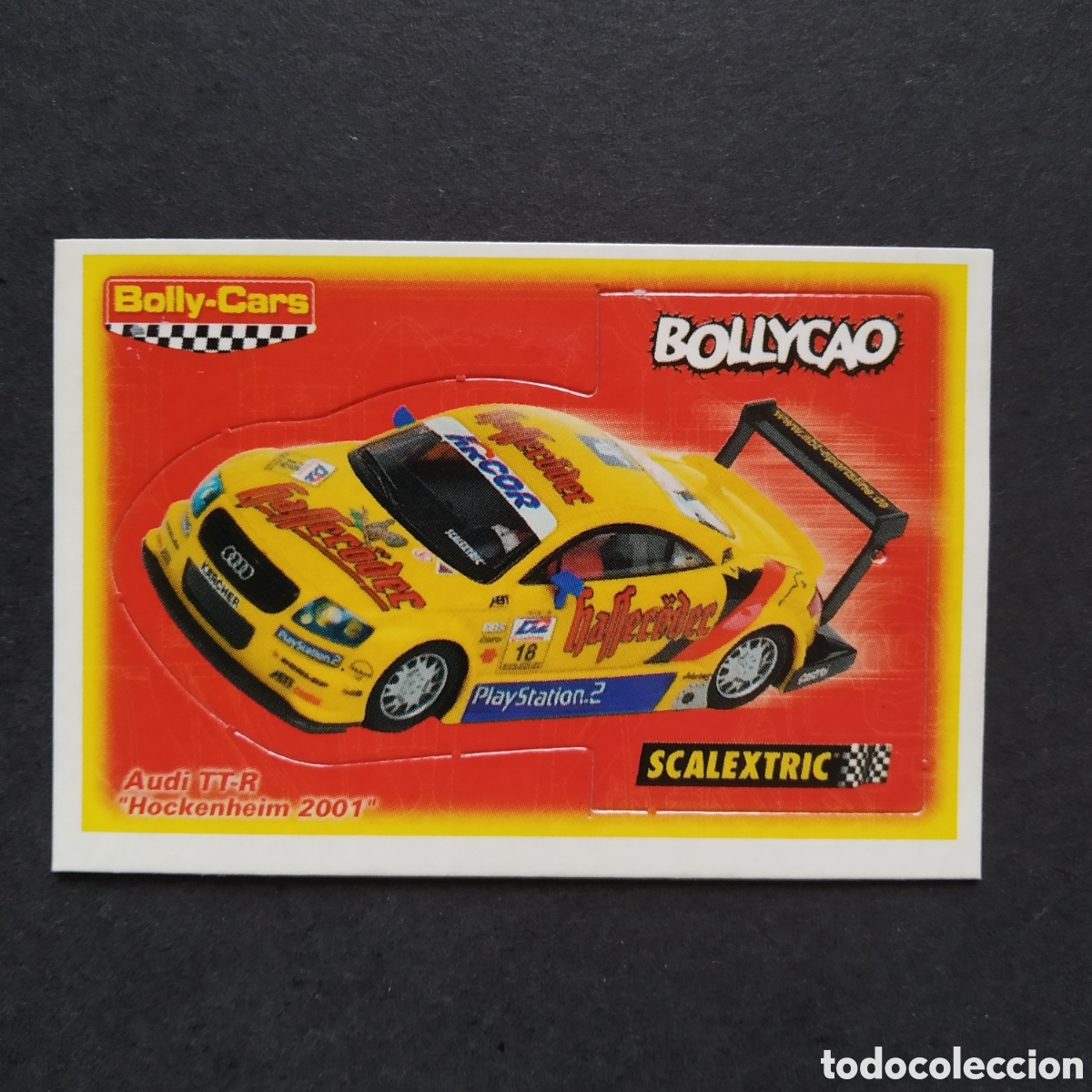 Colecionismo Cromos antigos: CROMO - AUDI TT-R &rdquo;HOCKENHEIM 2001&rdquo; - BOLLY-CARS - BOLLYCAO / SCALEXTRIC - A&Ntilde;O 2001