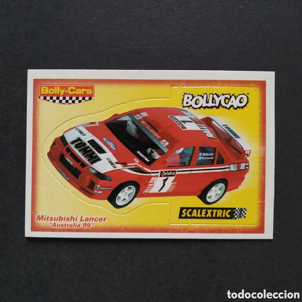 Coleccionismo cromos antiguos: CROMO - MITSUBISHI LANCER &rdquo;AUSTRALIA 99&rdquo; - BOLLY-CARS - BOLLYCAO / SCALEXTRIC - A&Ntilde;O 2001