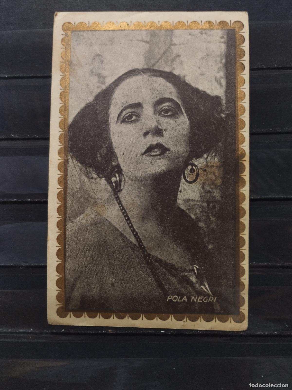 Sammeln alte Sammelbilder: CHOCOLATE MUNDIAL. CROMO DE CINE. ACTRIZ. POLA NEGRI. SERIE V. N&ordm; 12