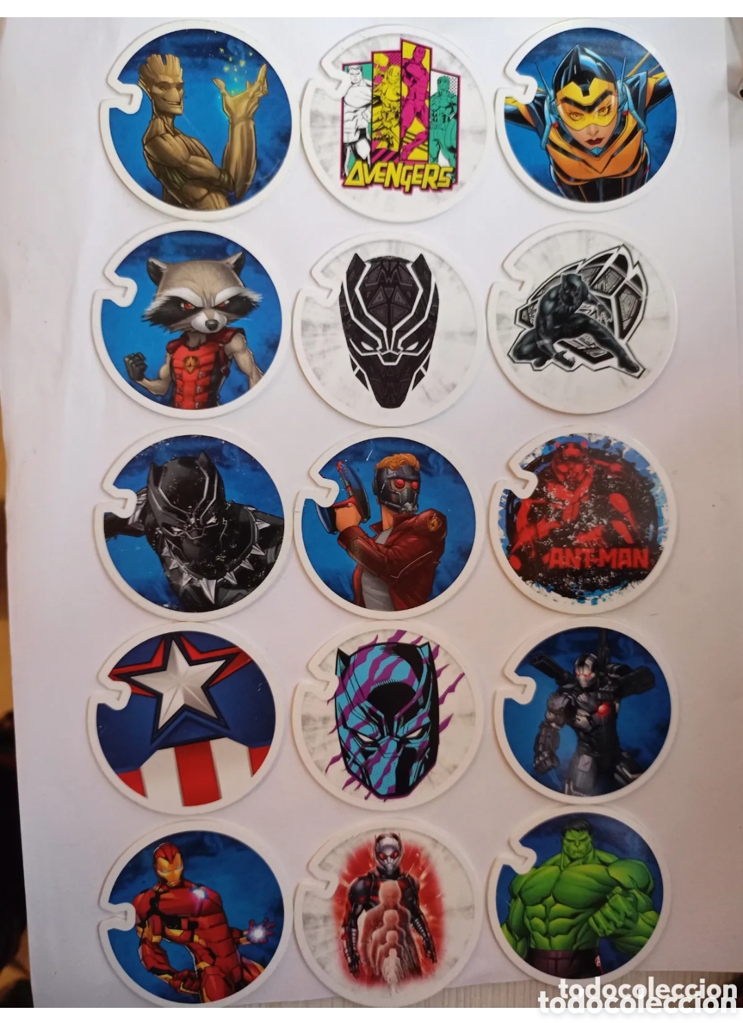 Sammeln alte Sammelbilder: LOTE DE 15 TAZOS DE LA COLECCION HEROES DE MARVEL . MARVEL FLIZZ