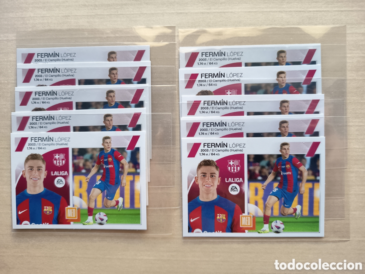 Collectable Antique Stickers: 10 Cromos Stickers Rookie Ferm&iacute;n 18 bis / 2 Liga ESTE Panini 2023-24 2023 2024