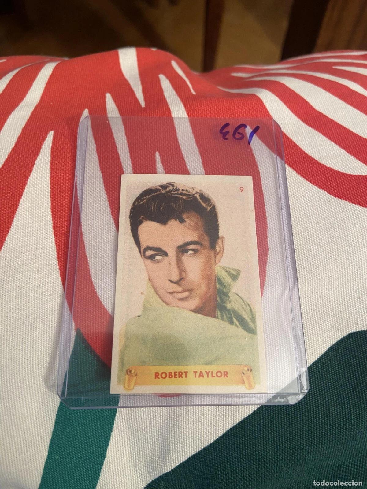Colecionismo Cromos antigos: CROMO SIN PEGAR NUNCA PEGADO 1948 CINE ROBERT TAYLOR # 9 DENTICLOR BRUGUERA
