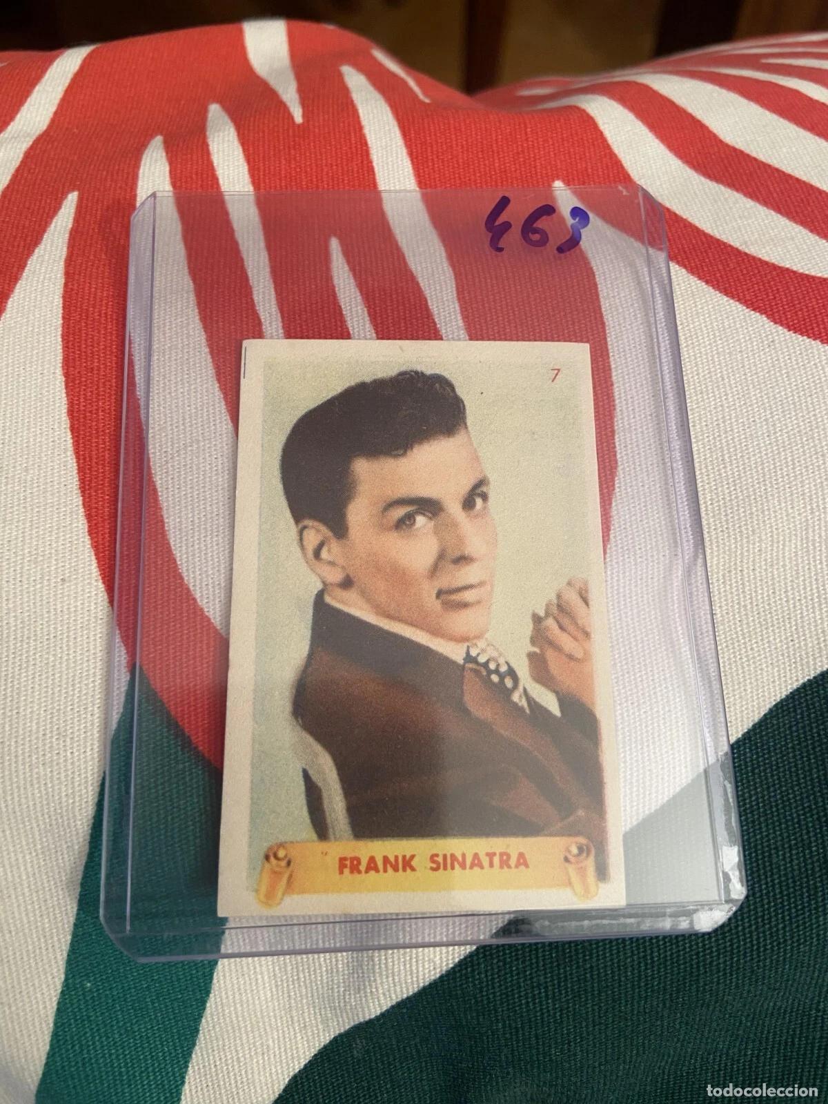 Coleccionismo cromos antiguos: CROMO SIN PEGAR NUNCA PEGADO 1948 CINE FRANK SINATRA # 7 DENTICLOR BRUGUERA