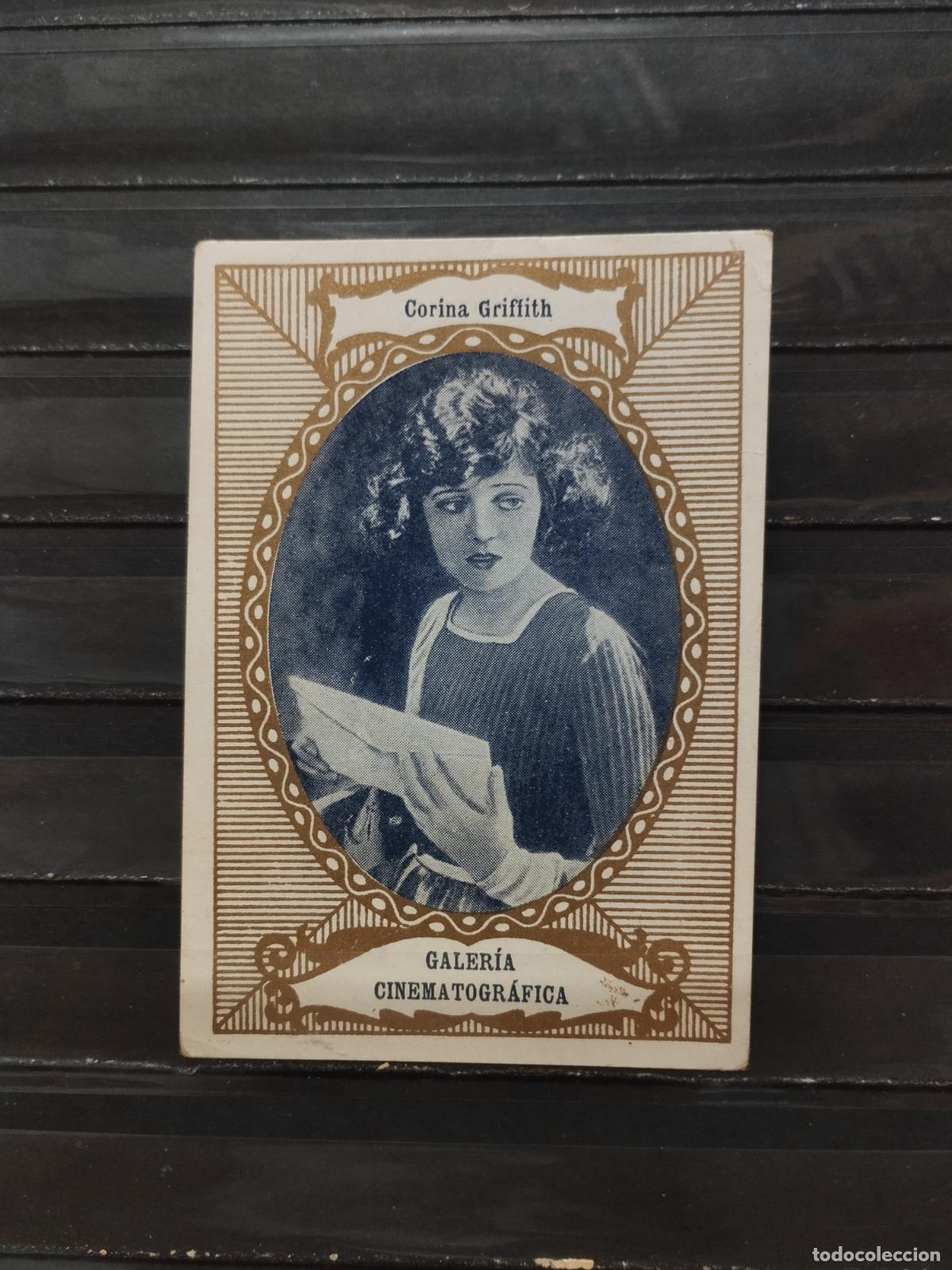 Collectionnisme Cartes &agrave; collectionner anciennes: CHOCOLATES ORTHI. CINE. ACTRICES. GALERIA CINEMATOGRAFICA. SERIE A N&ordm; 4. CORINA GRIFFITH