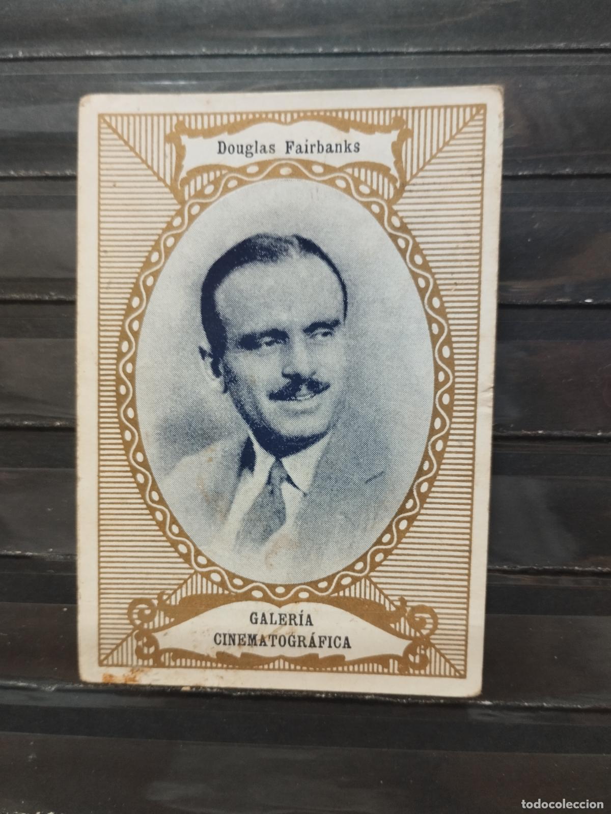 Colecionismo Cromos antigos: CHOCOLATES GUILLEN. CINE. ACTORES. GALERIA CINEMATOGRAFICA. SERIE A N&ordm; 9. DOUBLAS FAIRBANKS