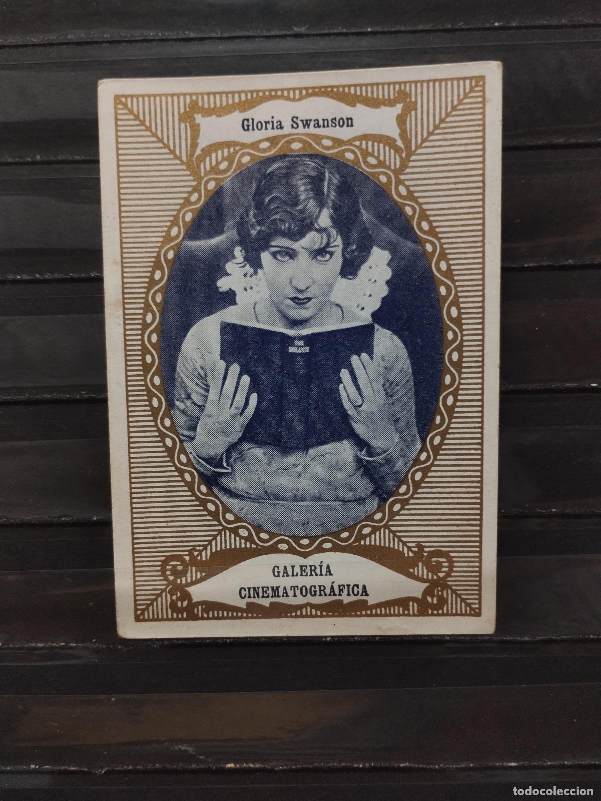 Colecionismo Cromos antigos: CHOCOLATES GUILLEN. CINE. ACTRICES. GALERIA CINEMATOGRAFICA. SERIE A N&ordm; 14. GLORIA SWANSON.
