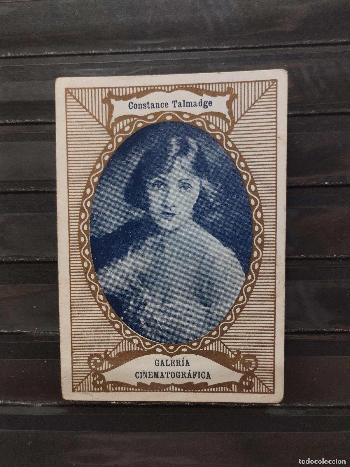 Colecionismo Cromos antigos: CHOCOLATES ORTHI. CINE. ACTRICES. GALERIA CINEMATOGRAFICA. SERIE A N&ordm; 10. CONSTANCE TALMADGE.